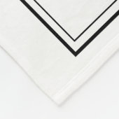 ブルックリン地図イラストレーション フリースブランケット (角)