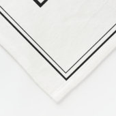 ブルックリン地図イラストレーション フリースブランケット (角)