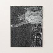 ブルックリン橋そして自由の女神 ジグソーパズル (縦)