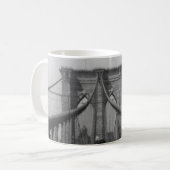 ブルックリン橋の交差 コーヒーマグカップ (正面左)