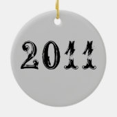 ブルックリン橋の写真のオーナメント2 セラミックオーナメント (裏面)