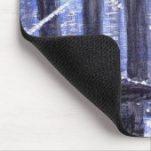 ブルックリン橋の冬夜 マウスパッド (コーナー)