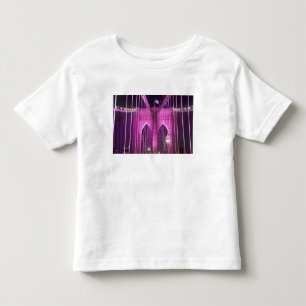 ブルックリン橋のLitの紫色 トドラーTシャツ