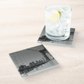 ブルックリン橋 ガラスコースター (アングル)