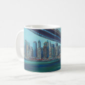 ブルックリン橋 コーヒーマグカップ (正面左)