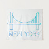 ブルックリン橋|ニューヨークシティ タペストリー (正面(横))