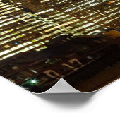 ブルックリン橋 ニューヨーク市 スカイライン ポスター (角)