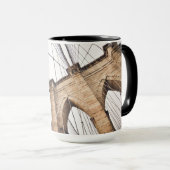 ブルックリン橋、ニューヨーク マグカップ (正面右)