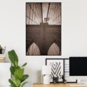 ブルックリン橋 ポスター (ホームオフィス)