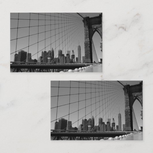 ブルックリン橋 名刺 (正面/裏面)