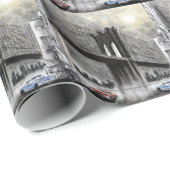 ブルックリン橋、米国の包装紙 ラッピングペーパー (ロールコーナー)