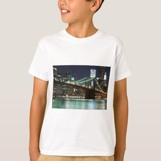ブルックリン橋-色 Tシャツ (正面)