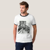 ブルックリン橋- 1899年のTシャツ Tシャツ (正面フル)