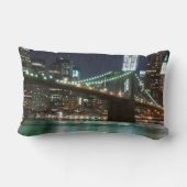 ブルックリン橋- NYC ランバークッション (裏面)