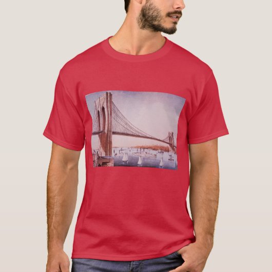 ブルックリン橋 Tシャツ (正面)