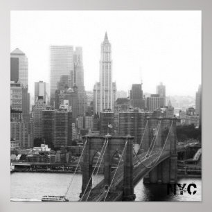 ブルックリン橋NYC ポスター