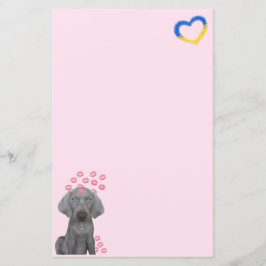 ブルックリン犬のキス5.5 x 8.5文房具