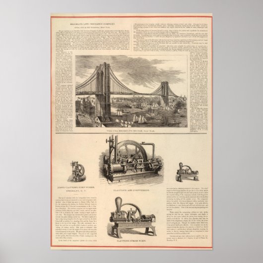 ブルックリン生命保険会社 ポスター (正面)