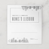 ブルックリン結婚ズ |テーブル名カードの配置 プレイスカード (外部開封)