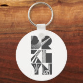 ブルックリン線 キーホルダー (正面)