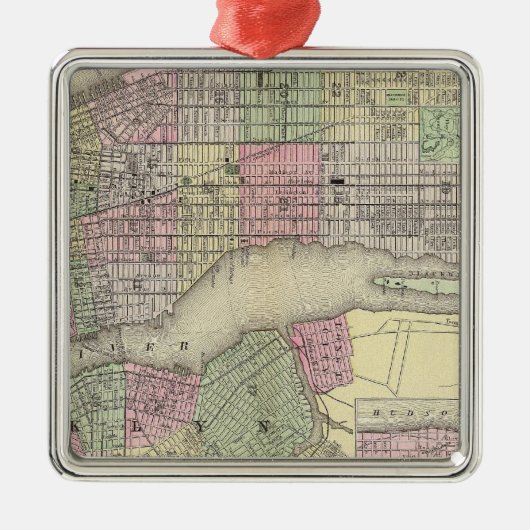 ブルックリン2·ニューヨーク メタルオーナメント (正面)