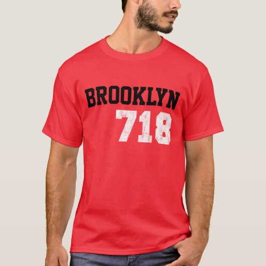ブルックリン718 Tシャツ (正面)
