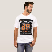 ブルックリン89ニューヨーク Tシャツ (正面フル)