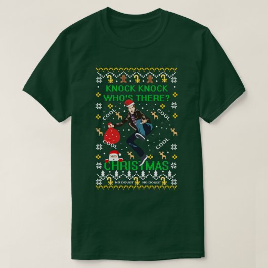 ブルックリン99クリスマスセーター Tシャツ (デザイン正面)