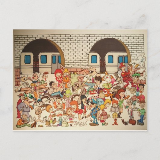 ブルックリン アンダーグラウンド ポストカード (正面)