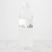 ブルックリン・スカイライン |ウェルカムメッセージ ペットボトルラベル (裏面)
