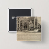 ブルックリン·タバナクル素晴らし·オルガン建設 缶バッジ (正面&裏面)