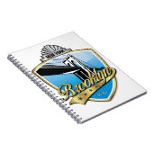 ブルックリン デザイン ゴールド ノートブック (右側)