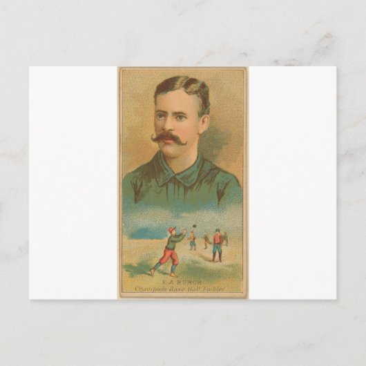 ブルックリン・トロリー・ドジャーズ・E・A・バーチ ポストカード (正面)