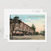 ブルックリン、ニューヨークのフラットブッシュヴィンテージ ポストカード (正面/裏面)