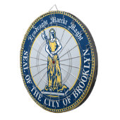 ブルックリン（ニューヨーク市のボロー）シール ダーツボード (正面右)