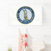 ブルックリン（ニューヨーク市のボロー）シール 横断幕 (インサイチュ)