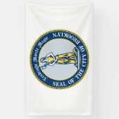 ブルックリン（ニューヨーク市のボロー）シール 横断幕 (縦)