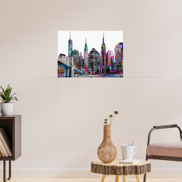 ブルックリン、ニューヨーク、グラフィティ ポスター