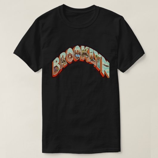 ブルックリン・ニューヨークTシャツ Tシャツ (デザイン正面)
