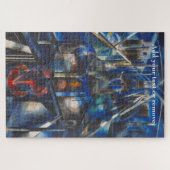 「ブルックリン・ブリッジ」ジョセフ・ステラ、1920。 ジグソーパズル (横)