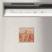 ブルックリン・ブリッジ， c.1883 マグネット (インサイチュ (食洗機))
