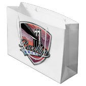 ブルックリン ロゴ デザイン ラージペーパーバッグ (裏面アングル)