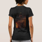 ブルックリン、第4 Aveの前部および背部 Tシャツ (裏面)