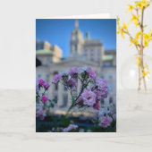 ブルックリン、NYの自治区ホールの花 カード (黄色い花)