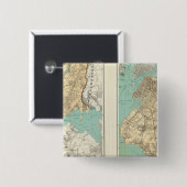 ブルックリン·NYシティ 缶バッジ (正面&裏面)