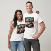 ブルックリン NYC ブリッジ Tシャツ (ユニセックス)