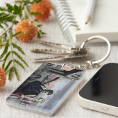 ブルックリンB&W キーホルダー (正面右)