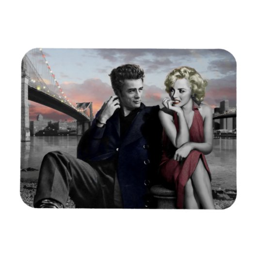 ブルックリンB&W マグネット (横)