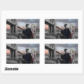 ブルックリンB&W 長方形シール (シート)