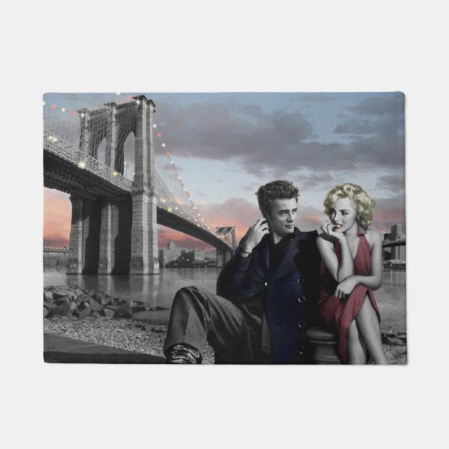 ブルックリンB&W 2 ドアマット (正面)